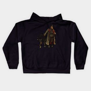 Scythe Saxony Empire Pixel Design - Board Game Inspired Graphic - Tabletop Gaming Kids Hoodie